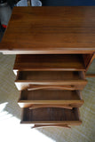 Mid Century Scandinavian Norwegian Danish Rosewood Desk