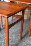 Mid Century Vintage Nest of Tables in Teak & Rosewood Nested Tables