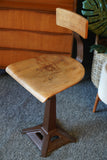 Vintage Industrial Style Original Singer Sewing Chair Restored & Renovated