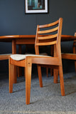 Mid Century Vintage Lauritz M.Larsen Teak Dining Table & 4 Chairs