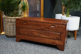 Antique Early 20th C. Camphor Wood Storage Box Trunk 