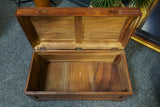 Antique Early 20th C. Camphor Wood Storage Box Trunk