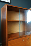 Mid Century Beaver & Tapley Multi-Width Display Case Bookcase Shelves Teak