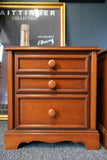 Victorian Style Large Mahogany Pair of Bedside Cabinets Bedroom Furniture