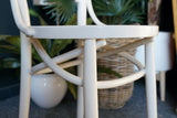 Mid Century Neapolitan Thonet Chair Sautto & Liberale Painted white