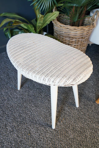 Lloyd loom dressing top table stool