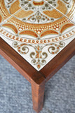 Mid Century Danish Rosewood Nested Coffee & Side Tables with Tiled Top