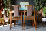Mid Century Vintage 1960s G-Plan Extending Dining Table and 6 Chairs incl 2 Carvers