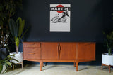 Mid Century Small Jentique Teak Sideboard Storage 1960s