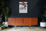 Mid Century Small Jentique Teak Sideboard Storage 1960s