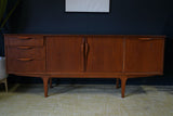 Mid Century Small Jentique Teak Sideboard Storage 1960s