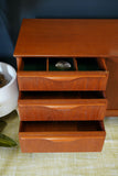 Mid Century Small Jentique Teak Sideboard Storage 1960s