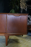 Mid Century Small Jentique Teak Sideboard Storage 1960s