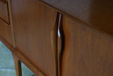 Mid Century Small Jentique Teak Sideboard Storage 1960s
