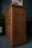 Antique Victorian Large Pine Chest of Drawers Storage Bedroom Furniture