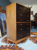 Mid Century STAG Chest on chest style chest of six drawers - erfmann-vintage