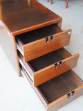 Danish Modern 3-drawer Rosewood Filing Cabinet/Office Unit - erfmann-vintage