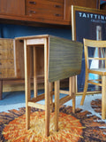 Vintage Retro Formica Top Teak Gate-leg Table 2x Chairs - erfmann-vintage