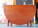 Mid Century Gate-Leg Table Oval Made from Teak - erfmann-vintage