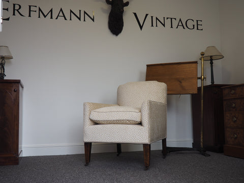 Edwardian Easy-Chair Circa 1900s Fully Re-upholstered - erfmann-vintage
