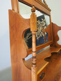 Edwardian Dressing Table with Drawers & Mirror Rustic/Country Style - erfmann-vintage