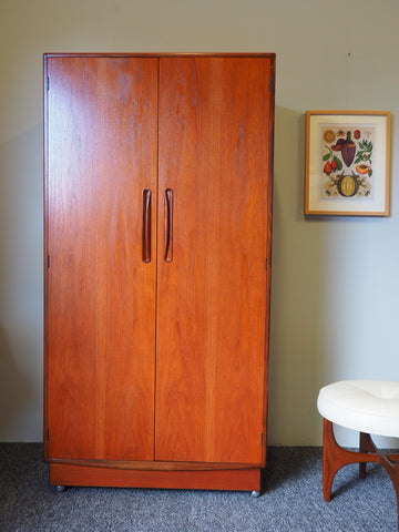 Mid Century Vintage Two Door G Plan Fresco Wardrobe - erfmann-vintage