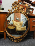 Baroque Style Rococo Antique Mirror Ornate Moulding - erfmann-vintage