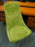 Vintage Retro Bright Green Lounge / Desk Swivel Chair 1980s - erfmann-vintage