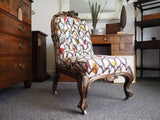 Mid 19th Century Victorian Spoon-back Easy Chair - erfmann-vintage