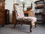 Mid 19th Century Victorian Spoon-back Easy Chair - erfmann-vintage