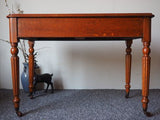 Antique Mid Victorian Waring Gillows Style Hallway/ Writing Table - erfmann-vintage