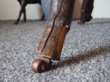 Late Victorian Hand Sawn Aged Laburnam Wood Table - erfmann-vintage