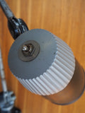 Industrial Desk Lamps PAIR OF Grey Metal Angle Fully PAT Tested - erfmann-vintage