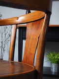 Vintage Early 20th C THONET 255 Bentwood Captain's Chairs - erfmann-vintage