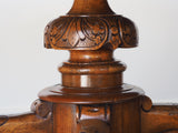 Victorian Burr Walnut Oval Dining or 'Loo' Table - erfmann-vintage