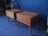 Mid Century Vintage Teak Bedside Cabinets by 'Relax'