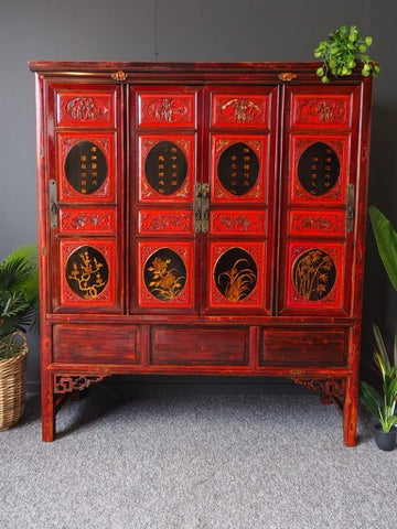 Antique chinese on sale wedding cabinet