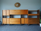 Mid Century Ladderax Wall System by Robert Heal for Staples of Cricklewood, 1960s - erfmann-vintage