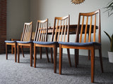 Mid Century Extending Koford Larsen for G Plan Dining Table & Four Chairs - erfmann-vintage