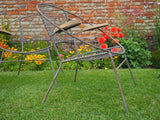 Vintage Wrought Iron Garden Table & 6 Chair set - Style of Maurizio Tempestini for Salterini - erfmann-vintage