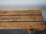 Vintage Rustic Pair of Old School Benches Lebetkin Bros Ltd 1952 - erfmann-vintage