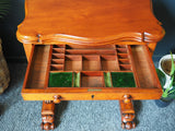 19th Century Anglo-Indian Mahogany 'Work Table' by J.M Edmond of Calcutta - erfmann-vintage
