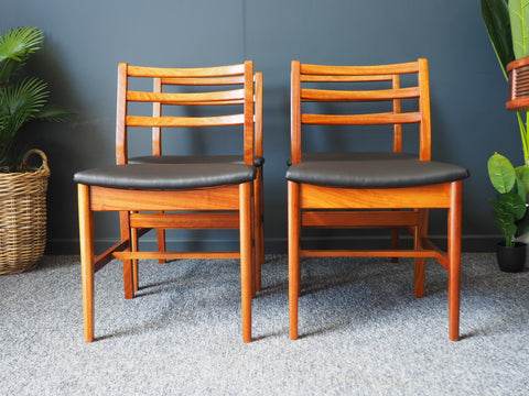 Mid century deals vintage dining chairs