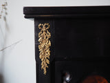 19th Century Ebonised & Mahogany Panelled Cabinet - erfmann-vintage