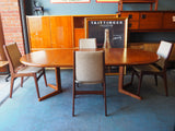 Mid Century Laurits M. Larsens (Danish) Extending Dining Table & 4 Chairs - erfmann-vintage