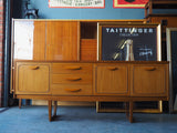 Mid Century Pale Teak Sideboard/Credenza Storage - erfmann-vintage