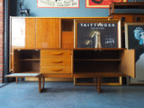 Mid Century Pale Teak Sideboard/Credenza Storage - erfmann-vintage