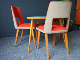 Mid Century Vintage Retro 1960s Table With 3 Chairs