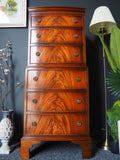 Antique Style Bevan & Funnell Reprodux Mahogany Chest on Chest / TallBoy
