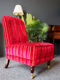 Laura Ashley Home Red Upholstered Occasional / Nursing Chair 